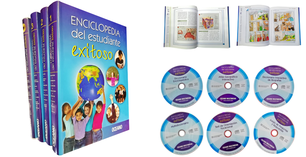 Enciclopedia Del Estudiante Exitoso Tomos Cds Programa Educativo