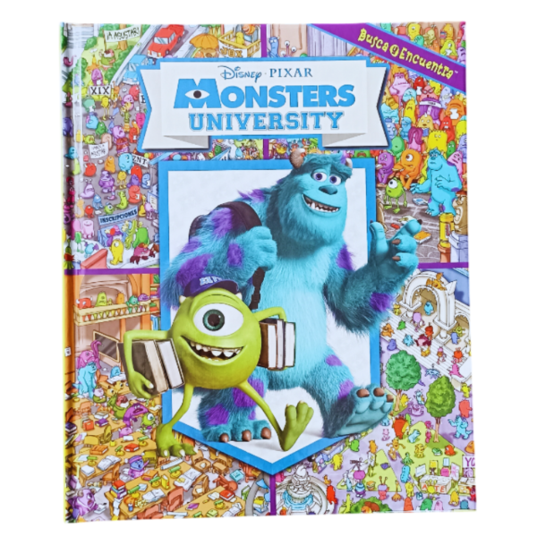 LIBRO INFANTIL MONSTERS UNIVERSITY, BUSCA Y ENCUENTRA 1 TOMO