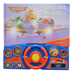 LIBRO INFANTIL INTERACTIVO VOLANDO POR EL MUNDO, AVIONES