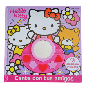 LIBRO INFANTIL INTERACTIVO CANTA CON TUS AMIGOS, HELLO KITTY