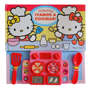 LIBRO INFANTIL INTERACTIVO VAMOS A COCINAR, HELLO KITTY