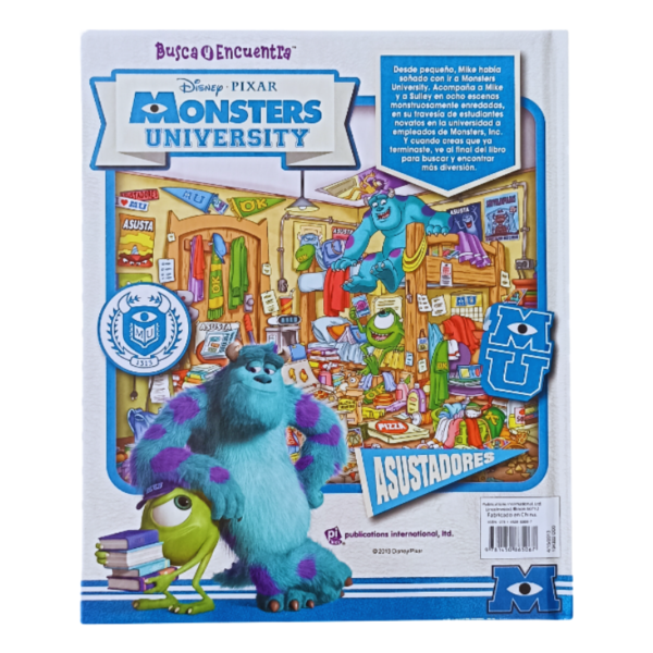 LIBRO INFANTIL MONSTERS UNIVERSITY, BUSCA Y ENCUENTRA 1 TOMO - Image 2
