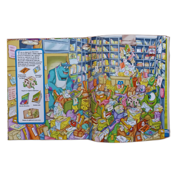 LIBRO INFANTIL MONSTERS UNIVERSITY, BUSCA Y ENCUENTRA 1 TOMO - Image 3