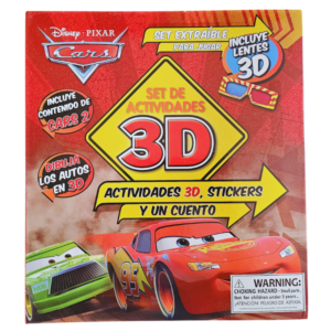 SET DE ACTIVIDADES 3D DISNEY: CARS 2