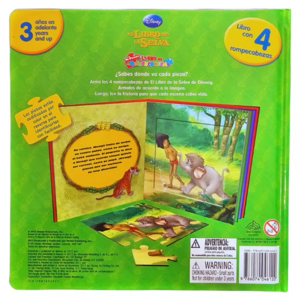LIBRO DE ROMPECABEZAS: EL LIBRO DE LA SELVA - Image 2