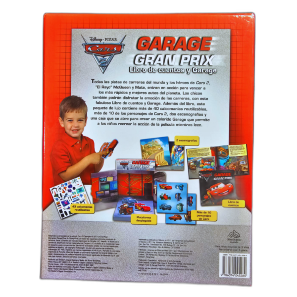 CARS 2 GARAGE GRAN PRIX: LIBRO DE CUENTOS Y GARAGE - Image 2