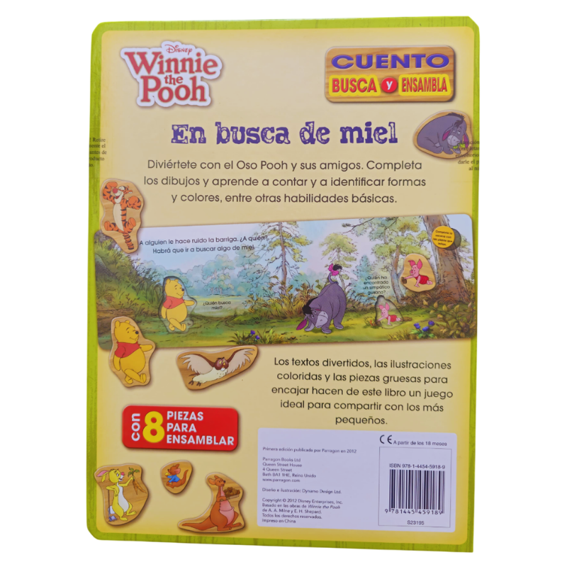LIBRO INFANTIL BUSCA Y ENCAJA: WINNIE THE POOH - Image 2