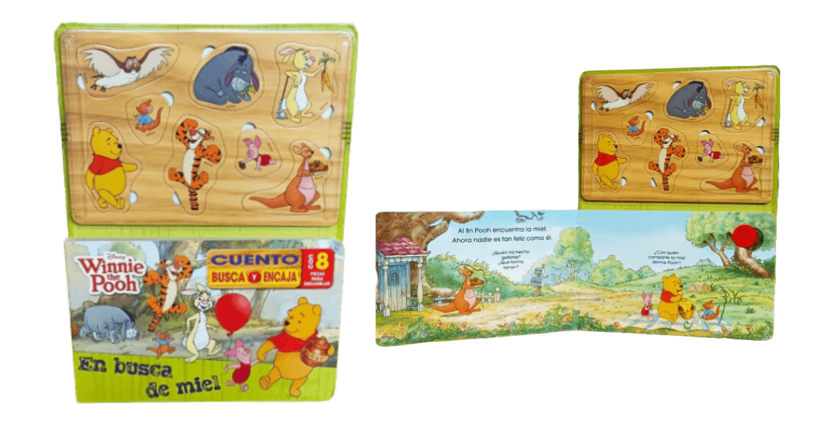 LIBRO INFANTIL BUSCA Y ENCAJA: WINNIE THE POOH - Programa Educativo ...