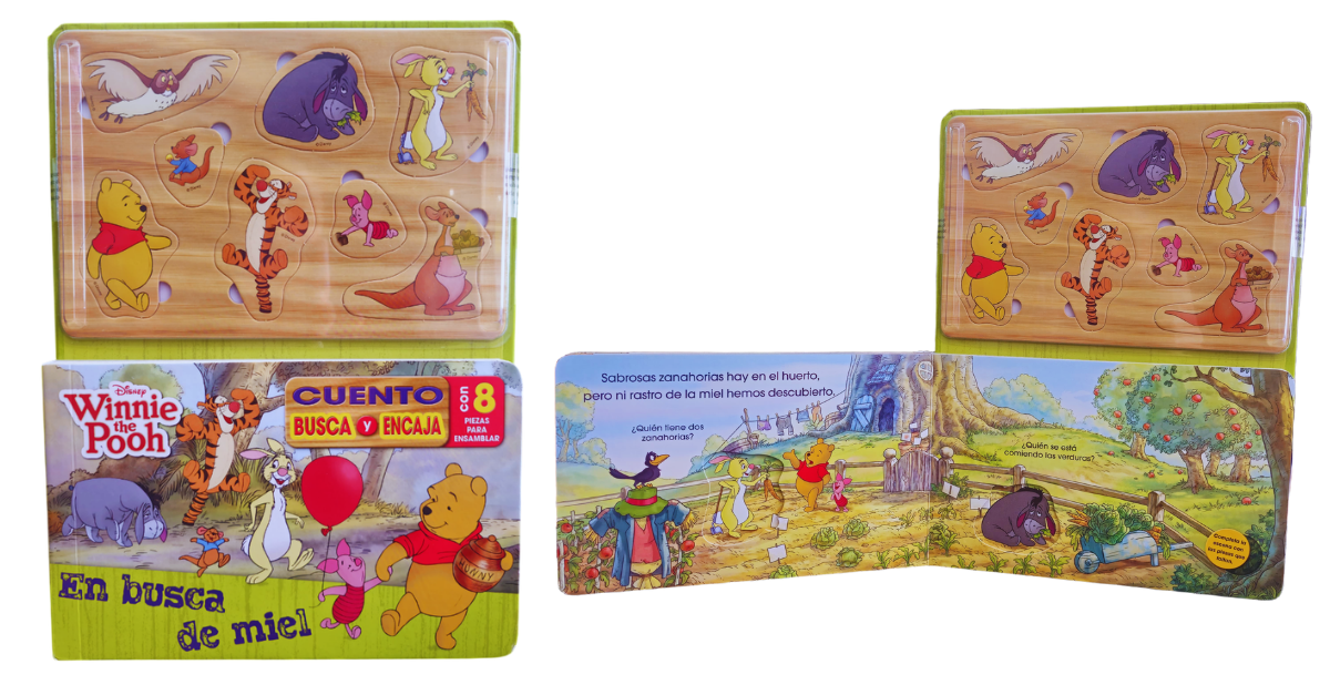 LIBRO INFANTIL BUSCA Y ENCAJA: WINNIE THE POOH - Programa Educativo ...