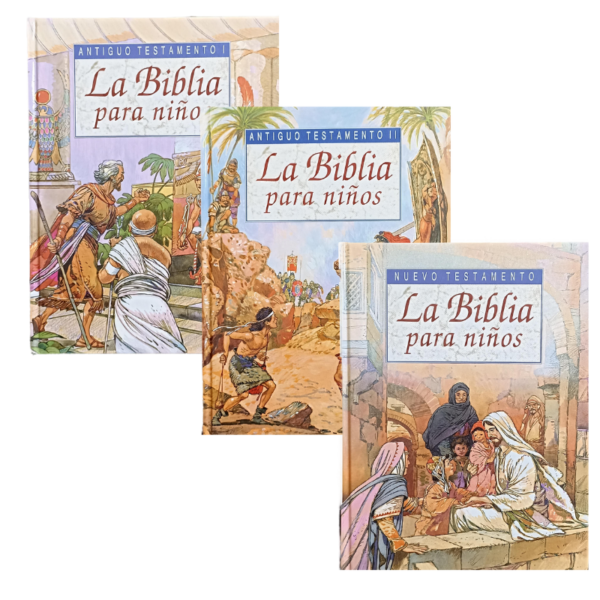 BIBLIA PARA NIÑOS 3 TOMOS