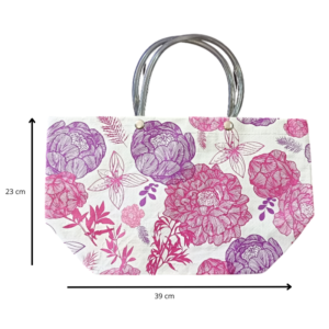 12 PZAS. BOLSAS DECORADAS DE FLORES PARA REGALO-RECUERDO
