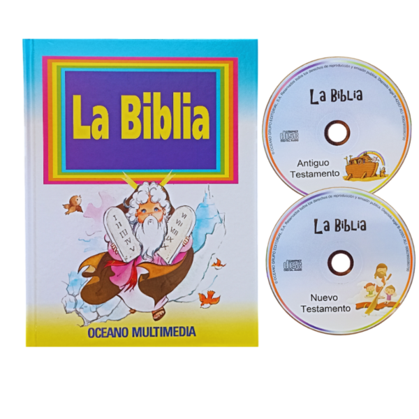LA BIBLIA INFANTIL OCEANO 1 TOMO CON 2CD-AUDIOS