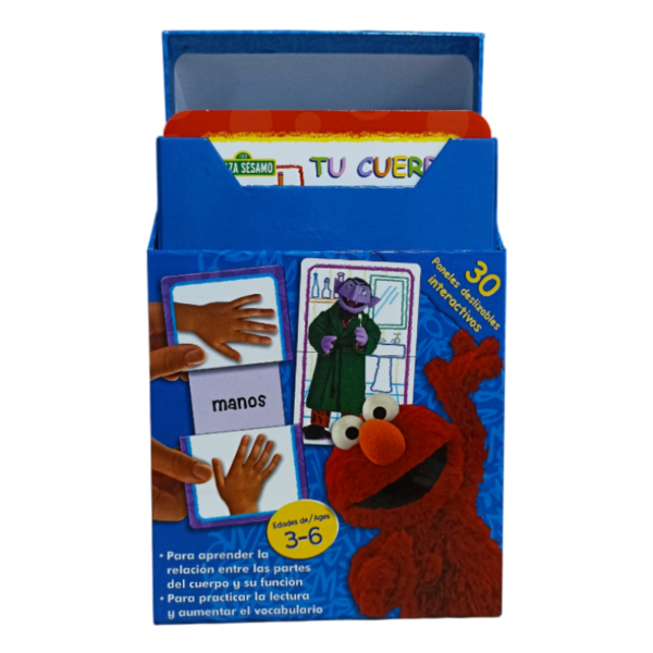 PLAZA SESAMO TARJETAS INTERACTIVAS DESLIZA Y APRENDE TU CUERPO - Image 2