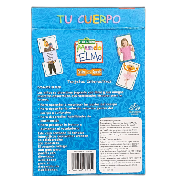 PLAZA SESAMO TARJETAS INTERACTIVAS DESLIZA Y APRENDE TU CUERPO - Image 5