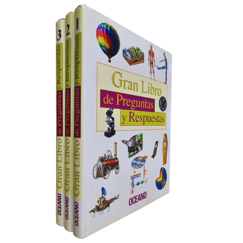 GRAN LIBRO DE PREGUNTAS Y RESPUESTAS 3 TOMOS