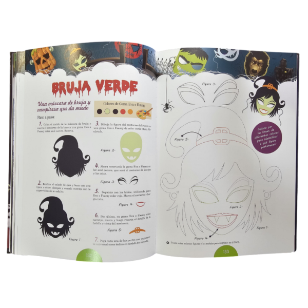 LIBRO DE MANUALIDADES CREA TU PROPIO MONSTRUO 1 TOMO CON DVD - Image 2