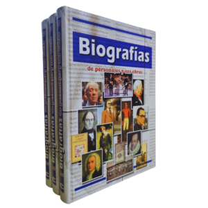 BIOGRAFIAS DE PERSONAJES Y SUS OBRAS 3 TOMOS