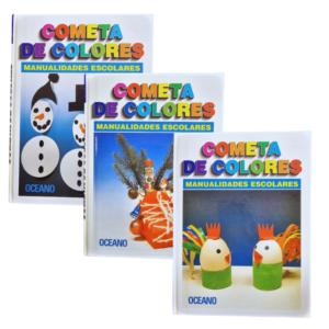 COMETA DE COLORES MANUALIDADES ESCOLARES 3 TOMOS