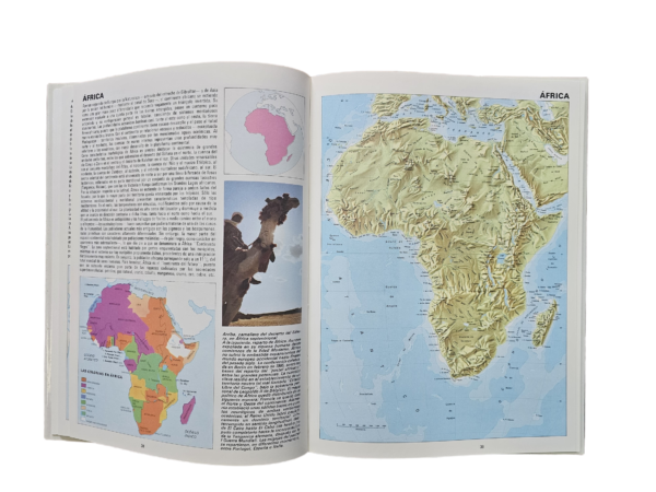 ATLAS GEOGRAFICO UNIVERSAL Y DE MEXICO 1 TOMO - Image 2