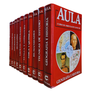 ENCICLOPEDIA AULA CURSO DE ORIENTACION ESCOLAR 10 TOMOS