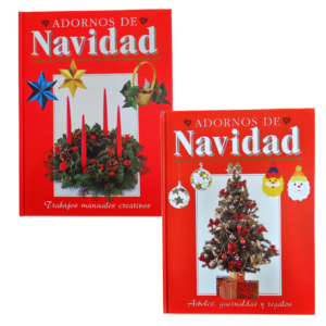 LIBROS DE MANUALIDADES ADORNOS DE NAVIDAD 2 TOMOS