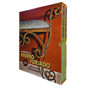 MOBILIARIO EN HIERRO FORJADO, HERRERIA ARTESANAL 4 TOMOS