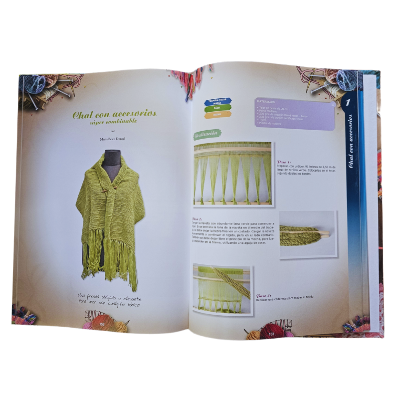 TEJIDO, BORDADO Y TELAR 1 TOMO CON CD - Image 2