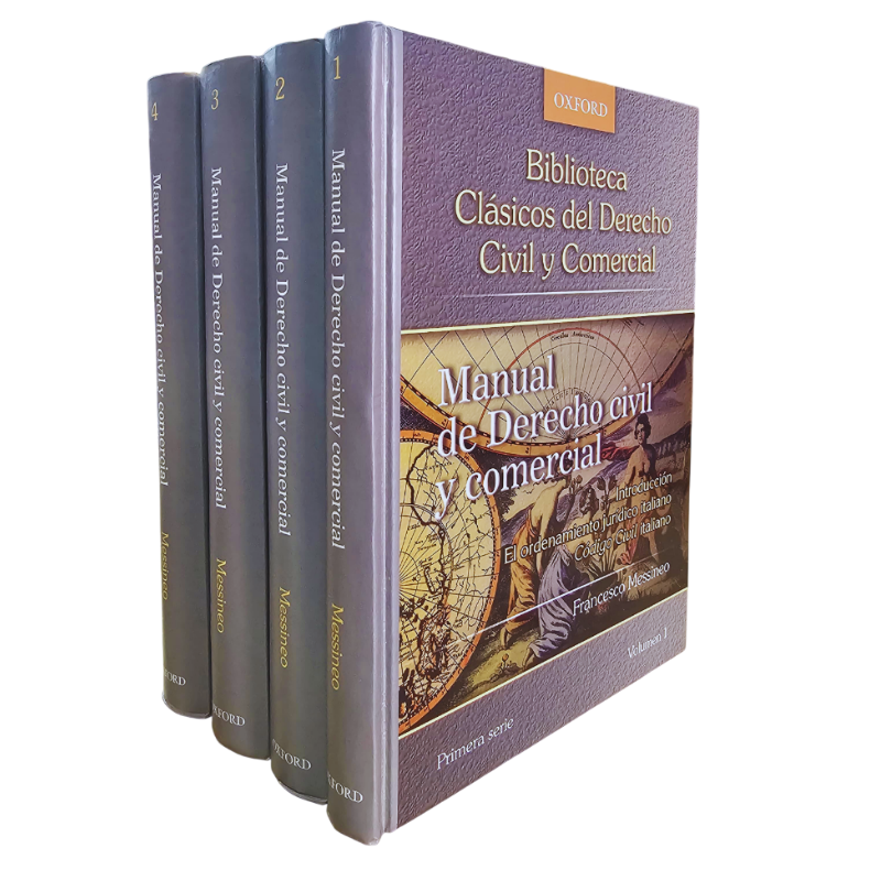 BIBLIOTECA CLASICOS DEL DERECHO CIVIL Y COMERCIAL 4 TOMOS PRIMERA SERIE