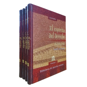 BIBLIOTECA DE DERECHO ROMANO 4 TOMOS