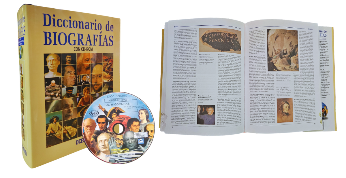 DICCIONARIO DE BIOGRAFIAS 1 TOMO CON CD - Programa Educativo Nacional ...