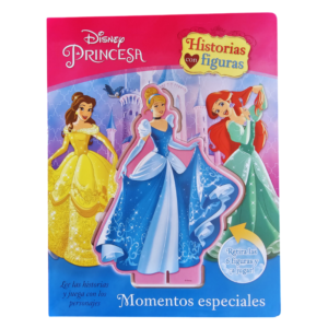 LIBRO HISTORIAS CON FIGURAS DISNEY PRINCESAS - MOMENTOS ESPECIALES