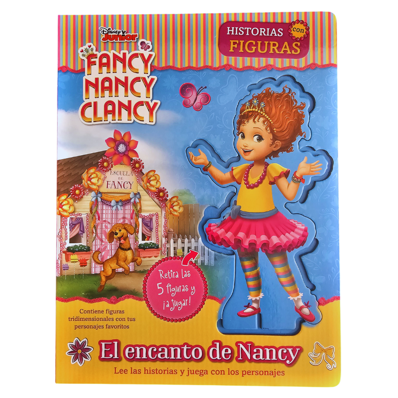 LIBRO INFANTIL FANCY NANCY CLANCY HISTORIAS CON FIGURAS