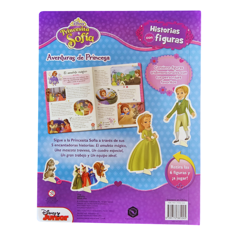 LIBRO HISTORIAS CON FIGURAS PRINCESITA SOFIA - AVENTURAS DE PRINCESA - Image 2