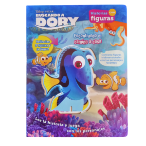 LIBRO HISTORIAS CON FIGURAS BUSCANDO A DORY - ENCONTRANDO EL CAMINO A CASA