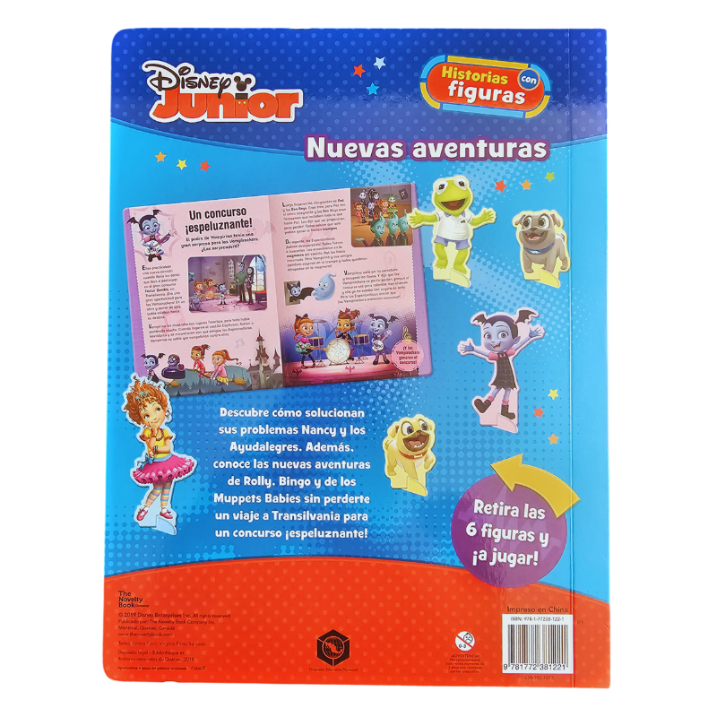 LIBRO HISTORIAS CON FIGURAS DISNEY JUNIOR - NUEVAS AVENTURAS - Image 2