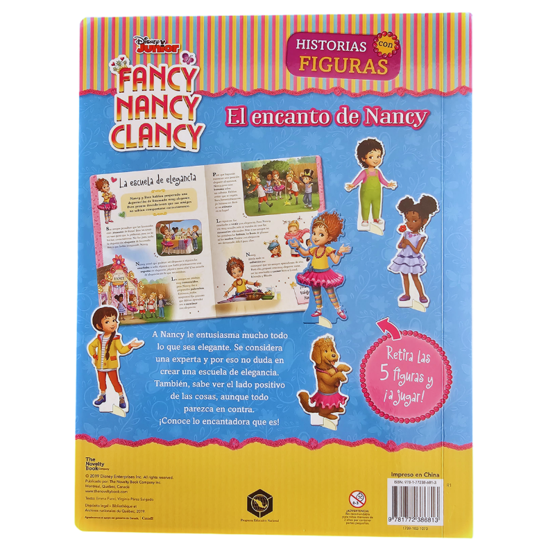 LIBRO INFANTIL FANCY NANCY CLANCY HISTORIAS CON FIGURAS - Image 2