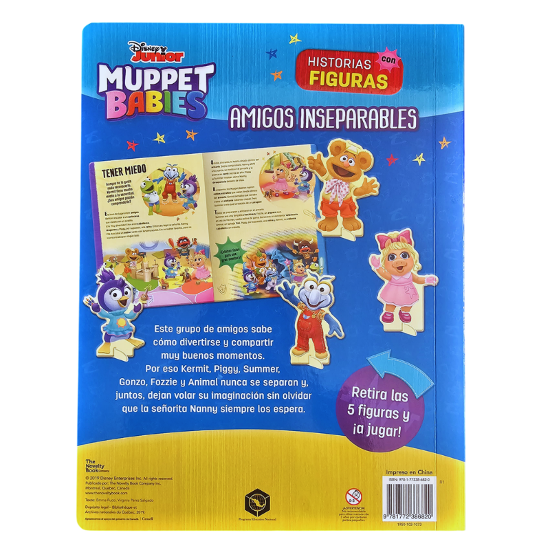 LIBRO HISTORIAS CON FIGURAS MUPPET BABIES-AMIGOS INSEPARABLES - Image 2