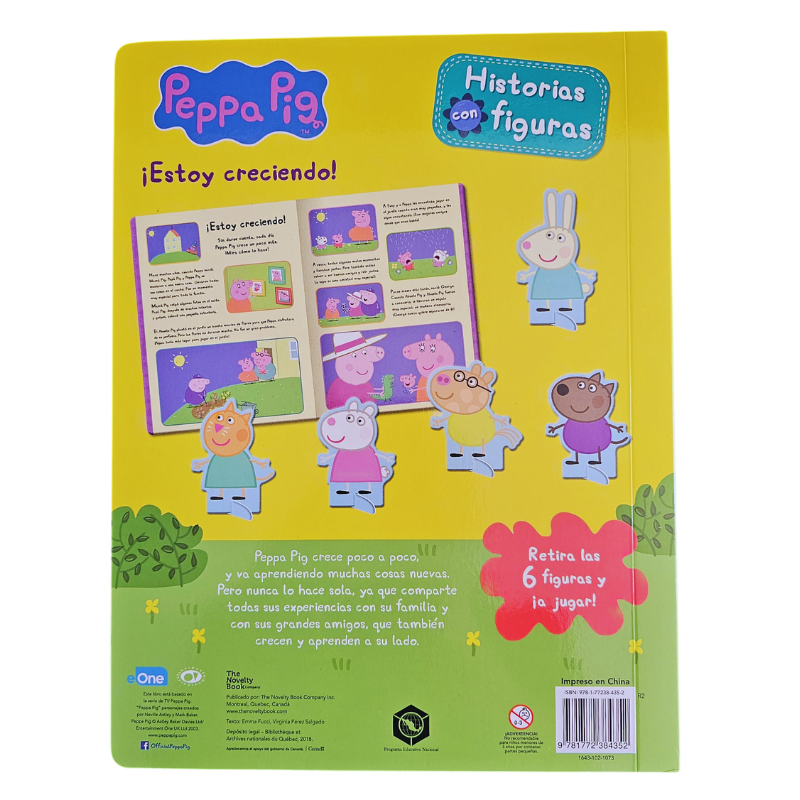 LIBRO HISTORIAS CON FIGURAS PEPPA PIG - ¡ESTOY CRECIENDO! - Image 2