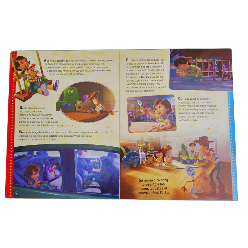 LIBRO TOY STORY 4: ENTRE AMIGOS - HISTORIAS CON FIGURAS 1 TOMO - Image 3