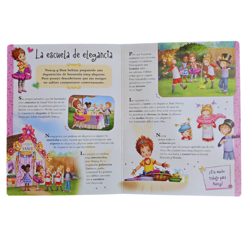 LIBRO INFANTIL FANCY NANCY CLANCY HISTORIAS CON FIGURAS - Image 3