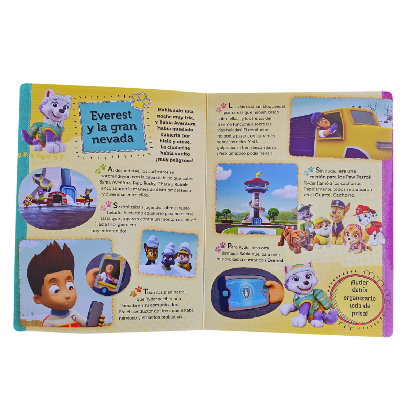 LIBRO HISTORIAS CON FIGURAS PAW PATROL-JUNTAS EN ACCION - Image 3