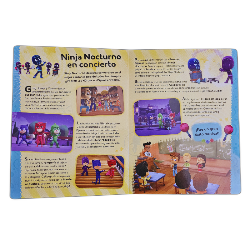 LIBRO HISTORIAS CON FIGURAS PJMASKS-ES HORA DE SER HEROES - Image 3