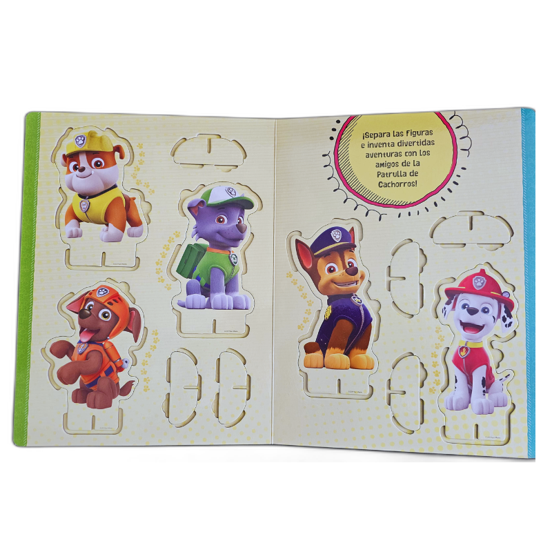 LIBRO HISTORIAS CON FIGURAS PAW PATROL-JUNTAS EN ACCION - Image 4