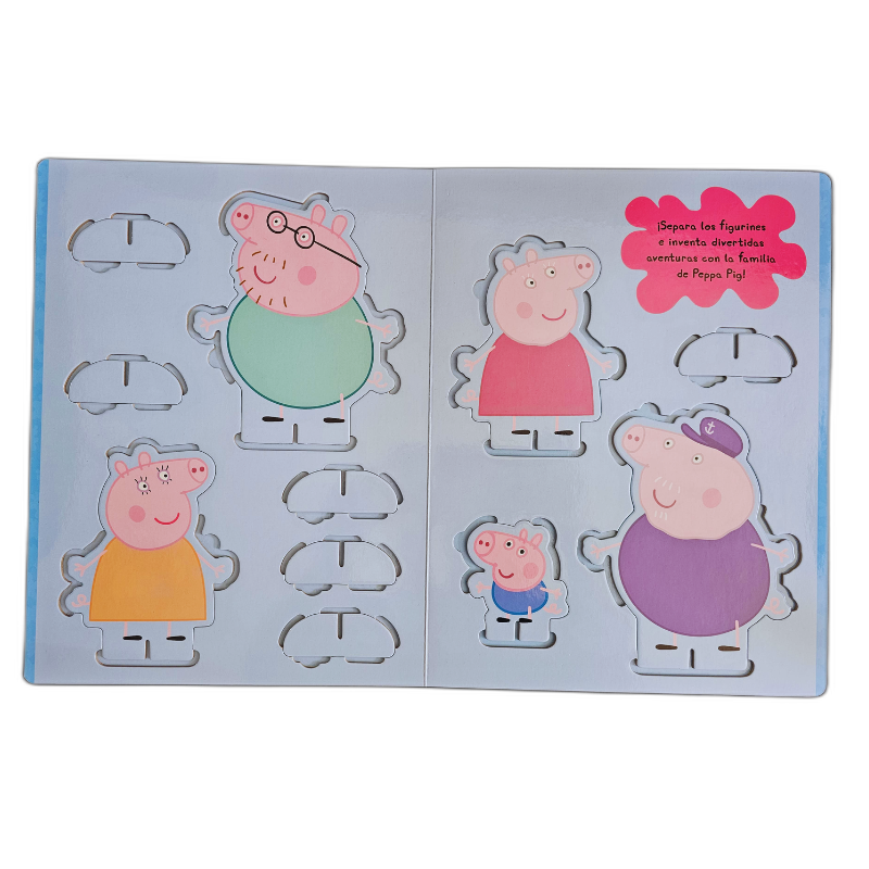 LIBRO HISTORIAS CON FIGURAS PEPPA PIG - ¡QUE GRAN DIA! - Image 4