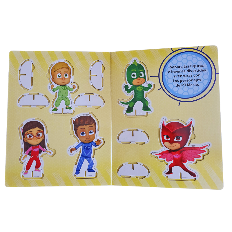 LIBRO HISTORIAS CON FIGURAS PJMASKS-ES HORA DE SER HEROES - Image 4