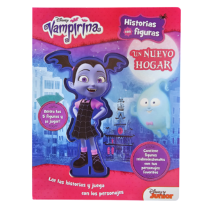 LIBRO HISTORIAS CON FIGURAS VAMPIRINA - UN NUEVO HOGAR