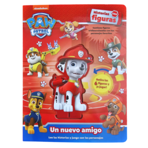 LIBRO HISTORIAS CON FIGURAS PAW PATROL: UN NUEVO AMIGO