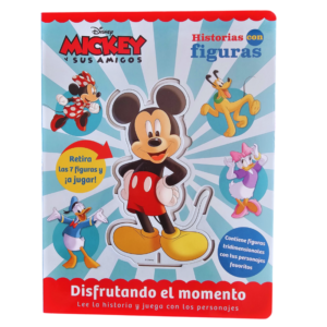 LIBRO HISTORIAS CON FIGURAS MICKEY Y SUS AMIGOS - DISFRUTANDO EL MOMENTO