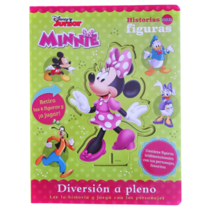 LIBRO HISTORIAS CON FIGURAS DISNEY JR MINNIE - DIVERSIÓN A PLENO