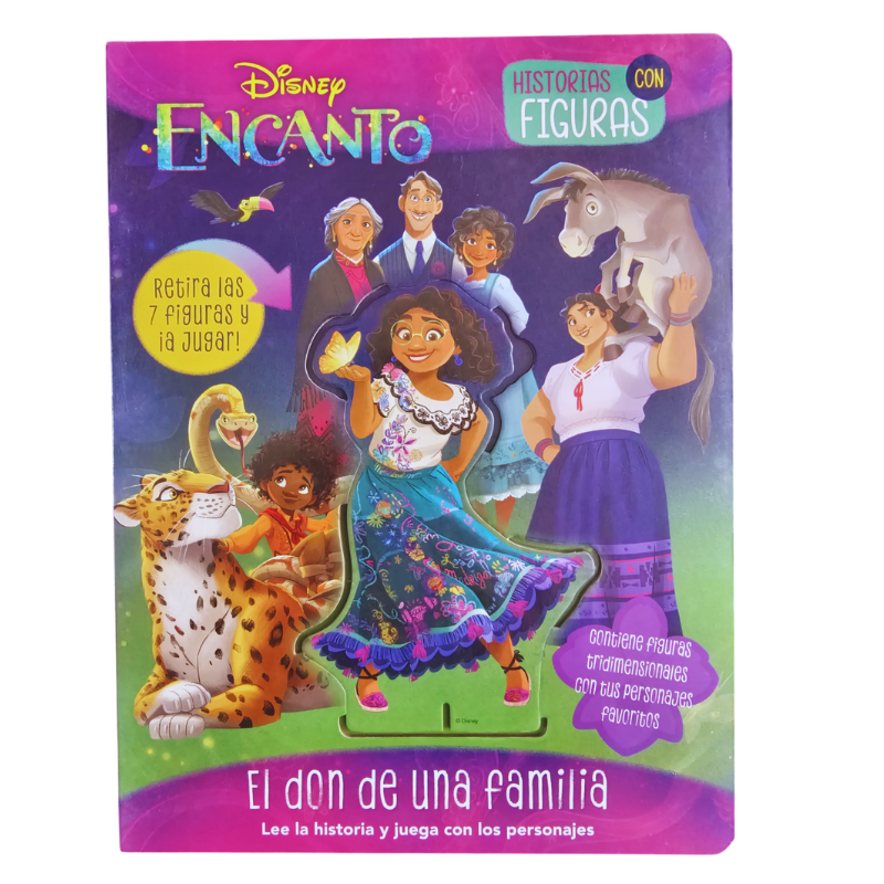 LIBRO HISTORIAS CON FIGURAS ENCANTO EL DON DE UNA FAMILIA